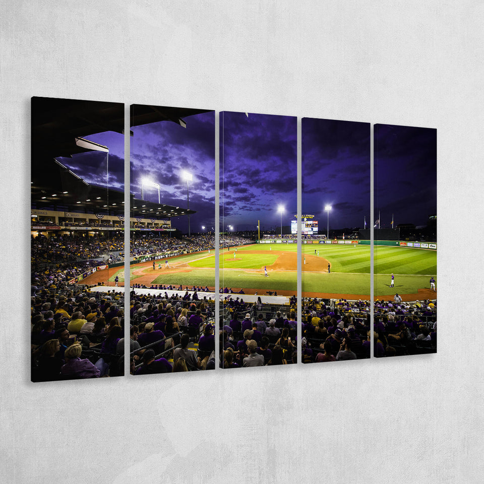 Alex Box Stadium, Stadium Canvas, Sport Art, Gift for him, Multi Panels B, Canvas Prints Wall Art Decor