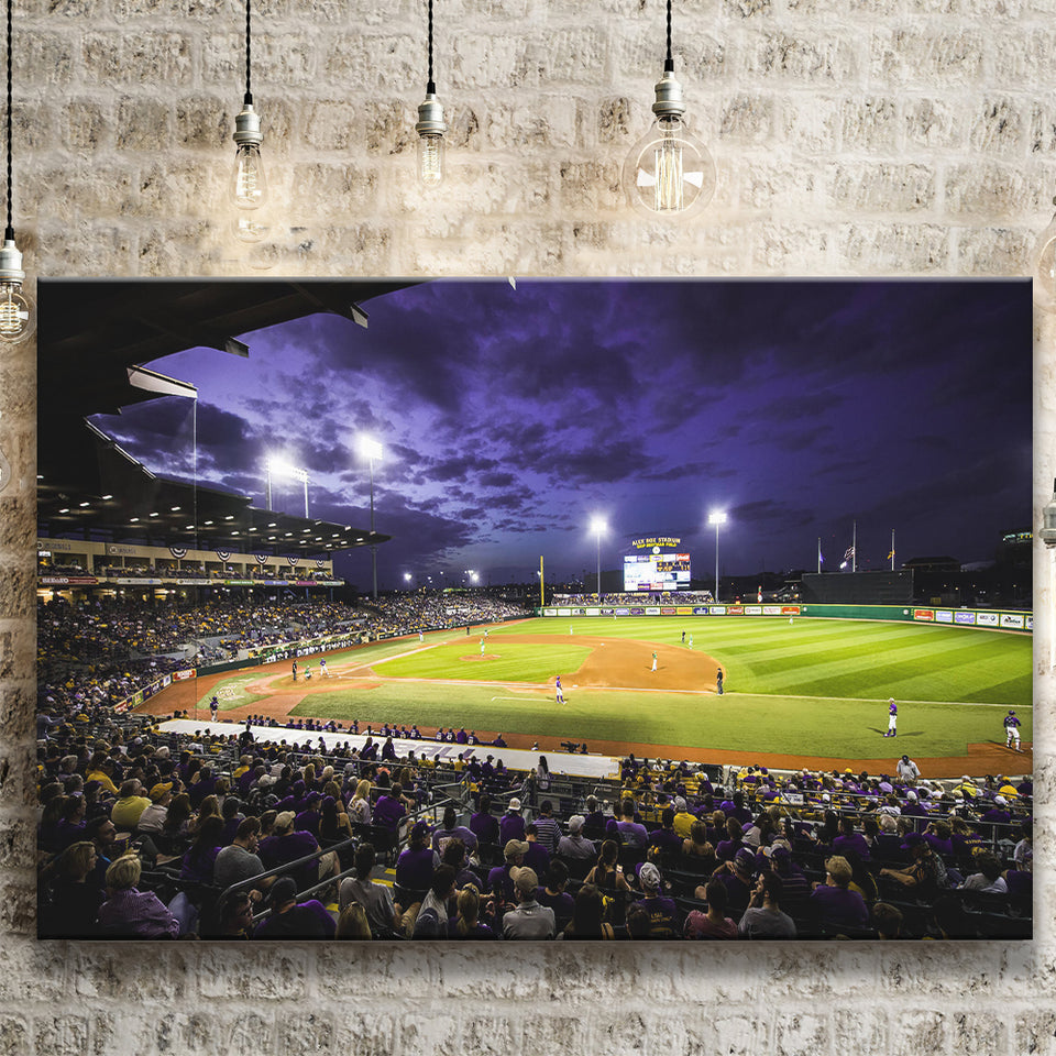 Alex Box Stadium, Stadium Canvas, Sport Art, Gift for him, Fan Gift, Canvas Prints Wall Art Decor
