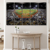 Alex Box Stadium in Louisiana, Stadium Canvas, Sport Art, Gift for him, Multi Panels B, Canvas Prints Wall Art Decor