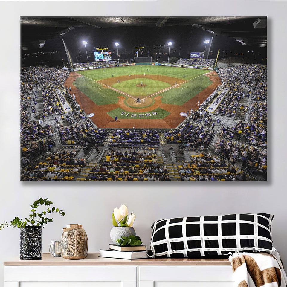 Alex Box Stadium in Louisiana, Stadium Canvas, Sport Art, Gift for him, Fan Gift, Canvas Prints Wall Art Decor