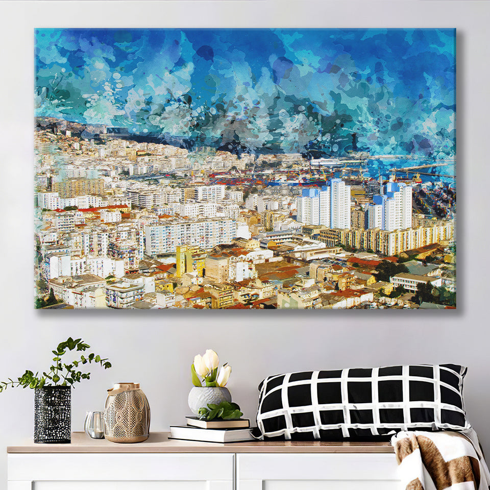 Algeria Canvas Prints Wall Art Decor - Painting Canvas, Art Print, Home Decor, Ready to Hang
