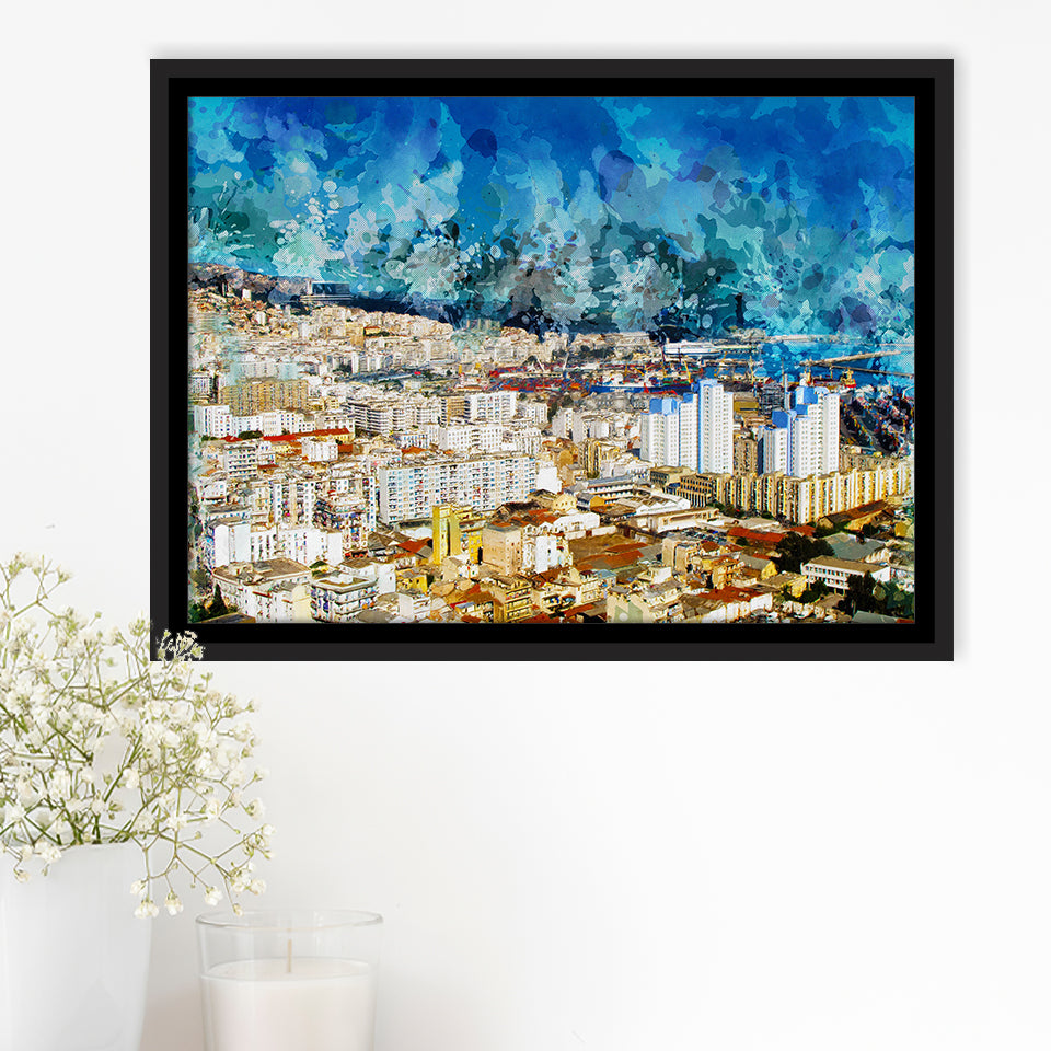Algeria Framed Canvas Prints Wall Art Decor - Painting Canvas, Framed Picture, Home Decor
