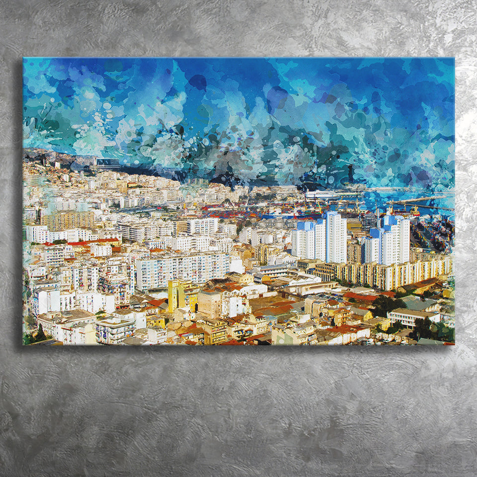 Algeria Canvas Prints Wall Art Decor - Painting Canvas, Art Print, Home Decor, Ready to Hang