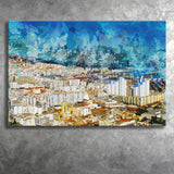 Algeria Canvas Prints Wall Art Decor - Painting Canvas, Art Print, Home Decor, Ready to Hang