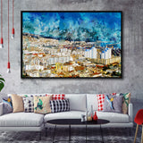 Algeria Framed Canvas Prints Wall Art Decor - Painting Canvas, Framed Picture, Home Decor