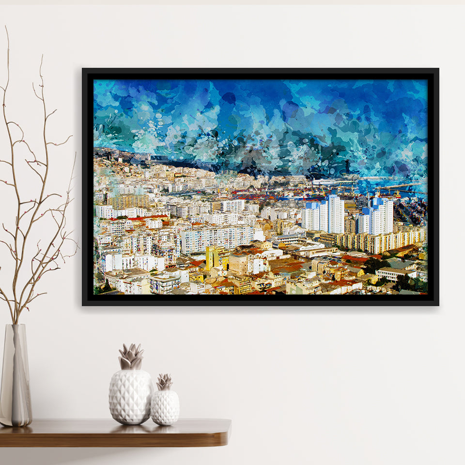 Algeria Framed Canvas Prints Wall Art Decor - Painting Canvas, Framed Picture, Home Decor