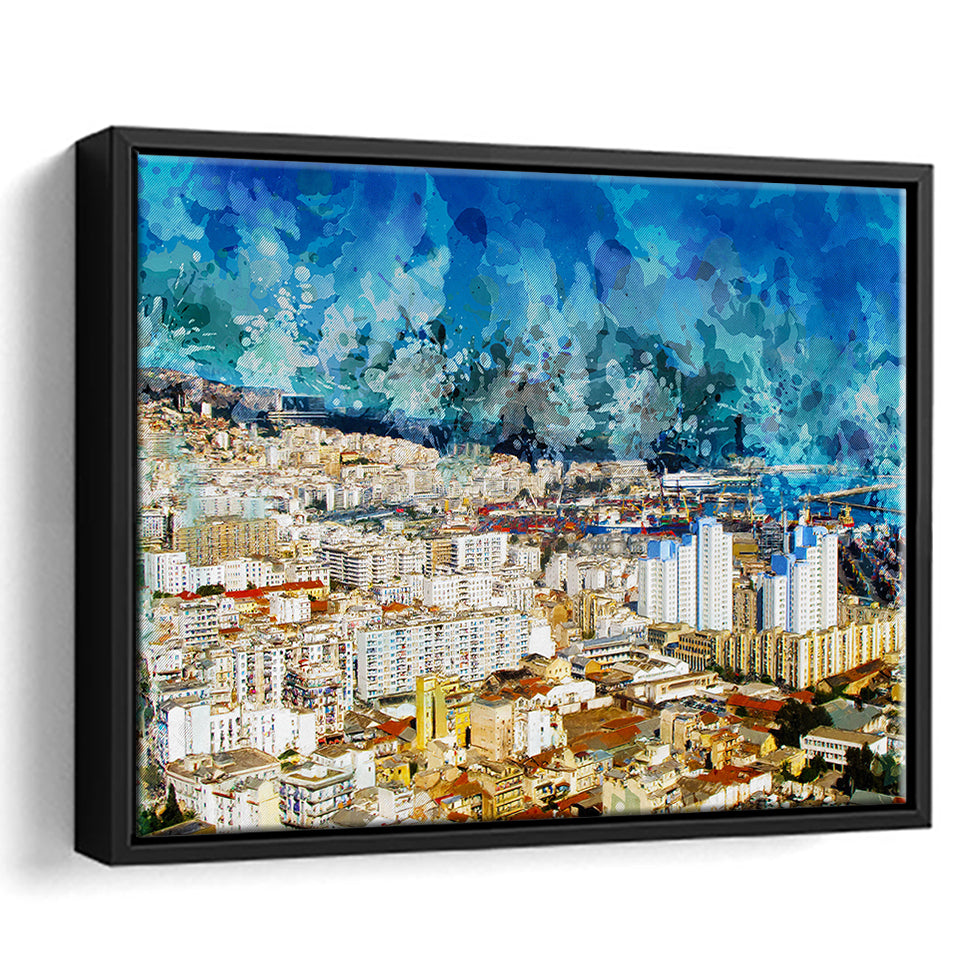 Algeria Framed Canvas Prints Wall Art Decor - Painting Canvas, Framed Picture, Home Decor
