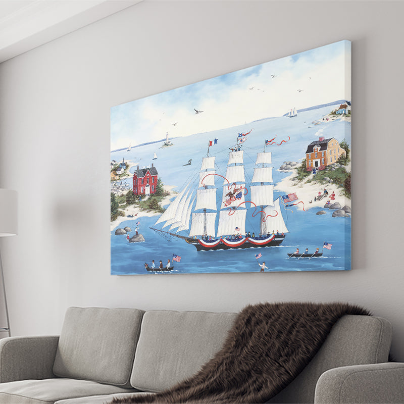 All Decked Out For The Fourth Canvas Wall Art - Canvas Prints, Prints For Sale, Painting Canvas,Canvas On Sale