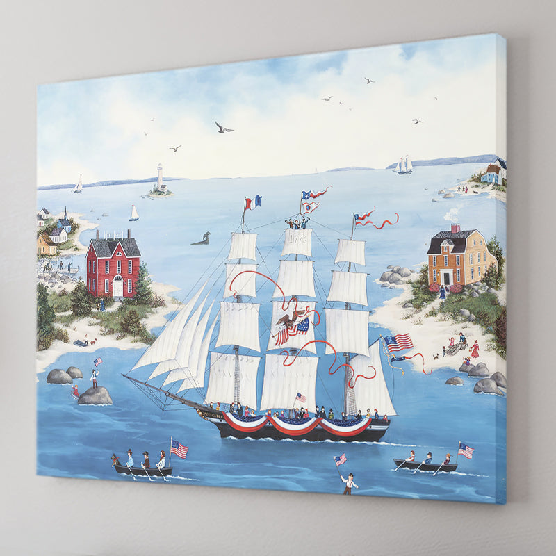 All Decked Out For The Fourth Canvas Wall Art - Canvas Prints, Prints For Sale, Painting Canvas,Canvas On Sale