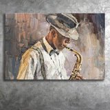 All That Jazz Abstract Canvas Prints Wall Art Decor - Painting Canvas,Home Decor, Ready to Hang