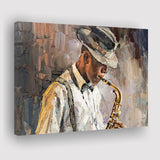 All That Jazz Abstract Canvas Prints Wall Art Decor - Painting Canvas,Home Decor, Ready to Hang