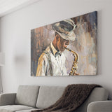 All That Jazz Abstract Canvas Prints Wall Art Decor - Painting Canvas,Home Decor, Ready to Hang
