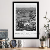 Allegiant Stadium Las Vegas Raiders Football Black And White Art Framed Art Prints Wall Art Decor, Framed Picture