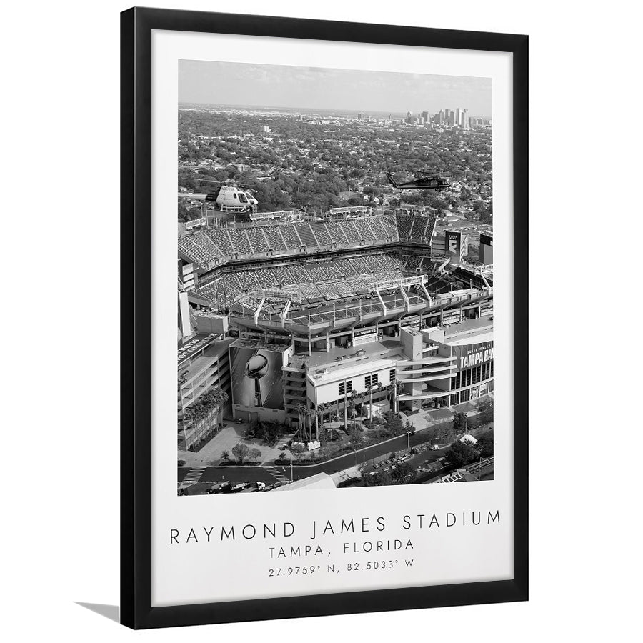 Allegiant Stadium Las Vegas Raiders Football Black And White Art Framed Art Prints Wall Art Decor, Framed Picture