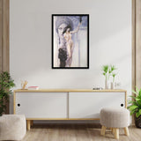 Allegory Of Sculpture By Gustav Klimt-Art Print,Frame Art,Plexiglass Cover