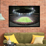 Allianz Arena Football Stadium, Stadium Canvas, Sport Art, Gift for him, Framed Art Prints Wall Art Decor, Framed Picture