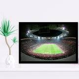 Allianz Arena Football Stadium, Stadium Canvas, Sport Art, Gift for him, Framed Art Prints Wall Art Decor, Framed Picture