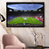 Allianz Arena Munich Germany, Stadium Canvas, Sport Art, Gift for him, Framed Canvas Prints Wall Art Decor, Framed Picture