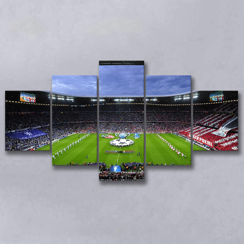 Allianz Arena Munich Germany, Stadium Canvas, Sport Art, Large Canvas, Multi Panels, Canvas Prints Wall Art Decor