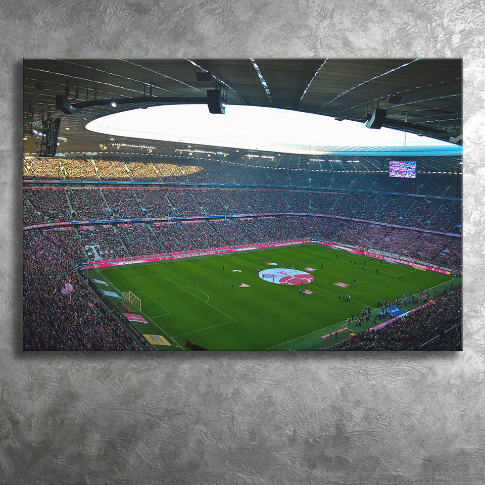 Allianz Arena Munich, Stadium Canvas, Sport Art, Gift for him, Fan Gift, Canvas Prints Wall Art Decor
