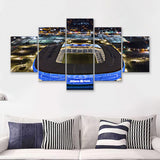 Allianz Field, Saint Paul, Minnesota, American Football Stadium 5 Pieces Canvas Prints Wall Art - Painting Canvas, Multi Panel,Fan Gift