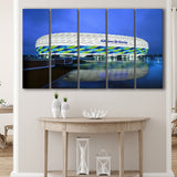 Allianz Stadium in Germany, Stadium Canvas, Sport Art, Gift for him,100 Multi Panels B, Canvas Prints Wall Art Decor
