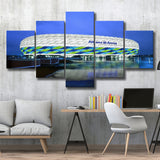 Allianz Stadium in Germany, Stadium Canvas, Sport Art, Large Canvas,V1 Multi Panels, Canvas Prints Wall Art Decor