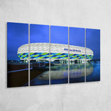 Allianz Stadium in Germany, Stadium Canvas, Sport Art, Gift for him,100 Multi Panels B, Canvas Prints Wall Art Decor