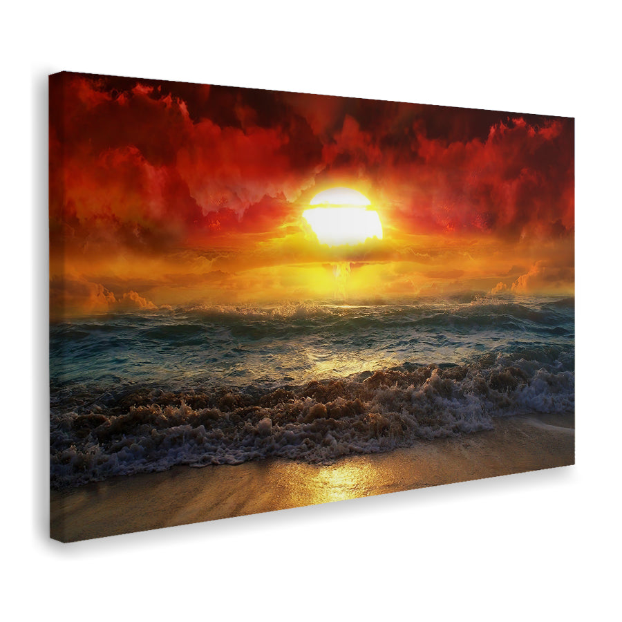 Amazing Sunset Canvas Wall Art - Canvas Prints, Prints For Sale, Painting Canvas,Canvas On Sale 