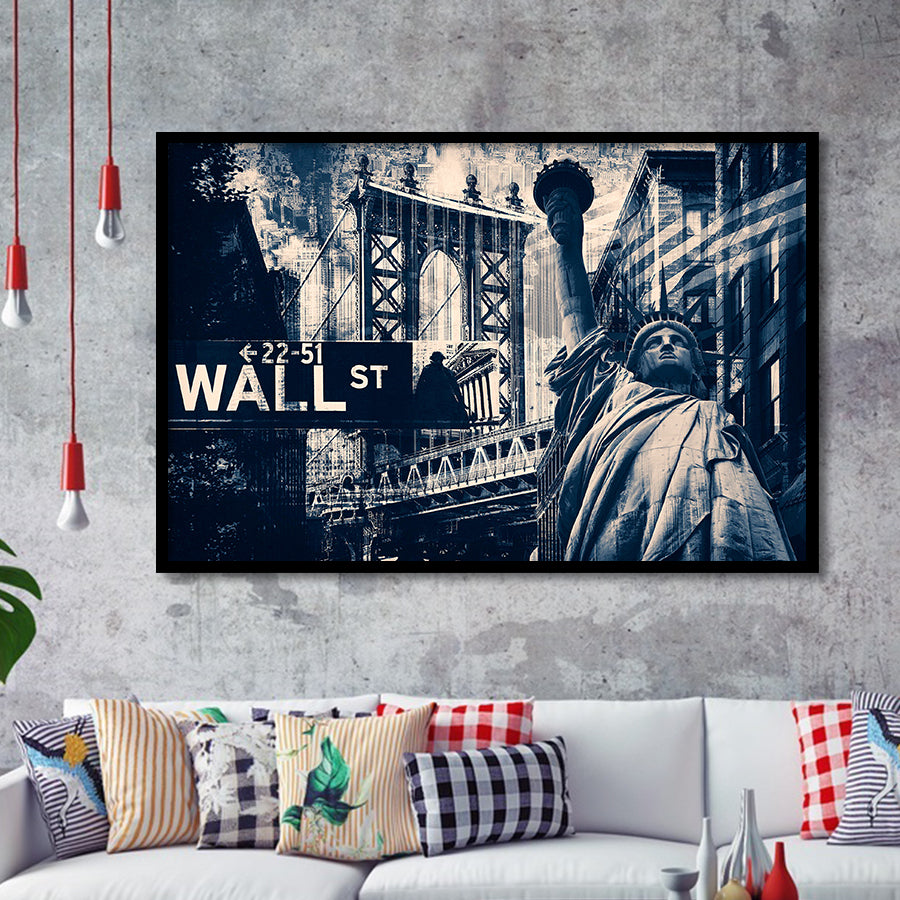 America Wall Art Framed Art Prints Wall Art Decor, Framed Picture, Home Decor