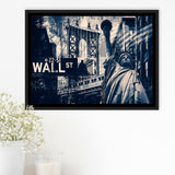 America Wall Art Framed Canvas Prints Wall Art Decor, Framed Picture, Floating Frame