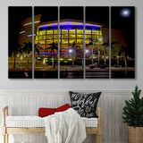 American Airline Arena, Stadium Canvas, Sport Art, Gift for him,100 Multi Panels B, Canvas Prints Wall Art Decor