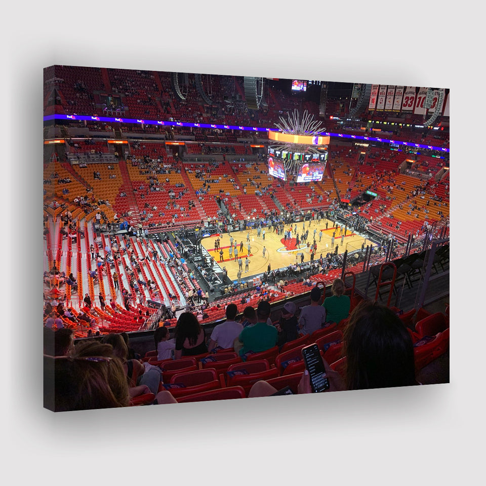 American Airline Arena, Stadium Canvas, Sport Art, Gift for him, Fan Gift, Canvas Prints Wall Art Decor