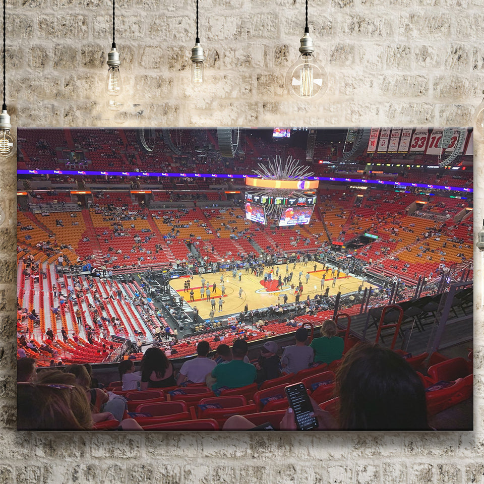 American Airline Arena, Stadium Canvas, Sport Art, Gift for him, Fan Gift, Canvas Prints Wall Art Decor