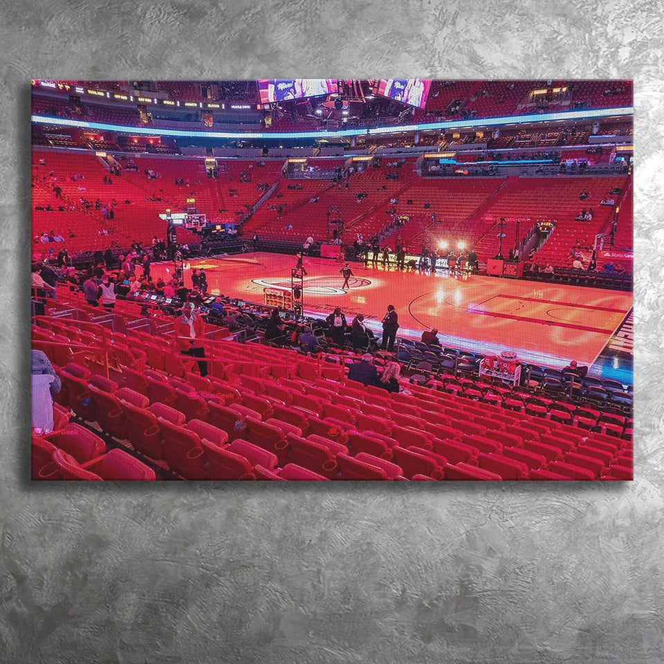 American Airline Red Arena, Stadium Canvas, Sport Art, Gift for him, Fan Gift, Canvas Prints Wall Art Decor