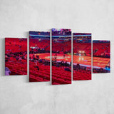 American Airline Red Arena, Stadium Canvas, Sport Art, Large Canvas, Multi Panels, Canvas Prints Wall Art Decor