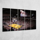 American Airlines Arena Inside, Stadium Canvas, Sport Art, Gift for him, Multi Panels B, Canvas Prints Wall Art Decor