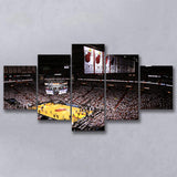 American Airlines Arena Inside, Stadium Canvas, Sport Art, Large Canvas, Multi Panels, Canvas Prints Wall Art Decor