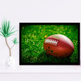American Football, Football Framed Art Prints Wall Art Decor,Black Frame, Ready to hang