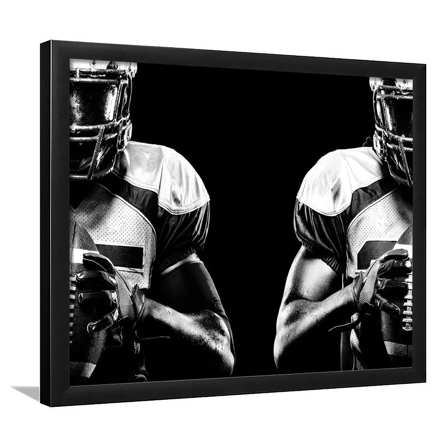 American Football Player Framed Art Prints Wall Decor - Painting Prints, Framed Picture, Home Decor