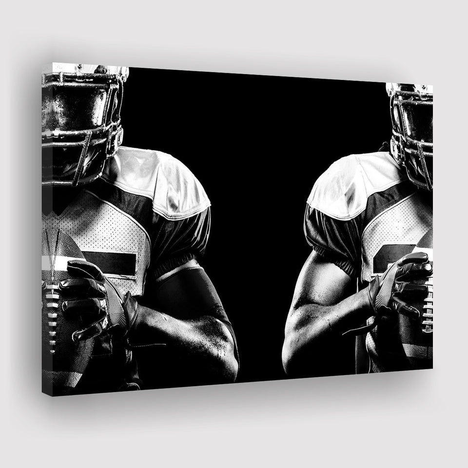 American Football Player Canvas Prints Wall Art Decor - Paiting Canvas, Art Prints, Wall Decor, For Sale