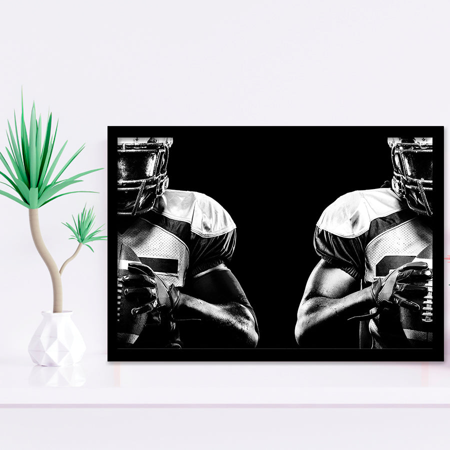 American Football Player Framed Art Prints Wall Decor - Painting Prints, Framed Picture, Home Decor