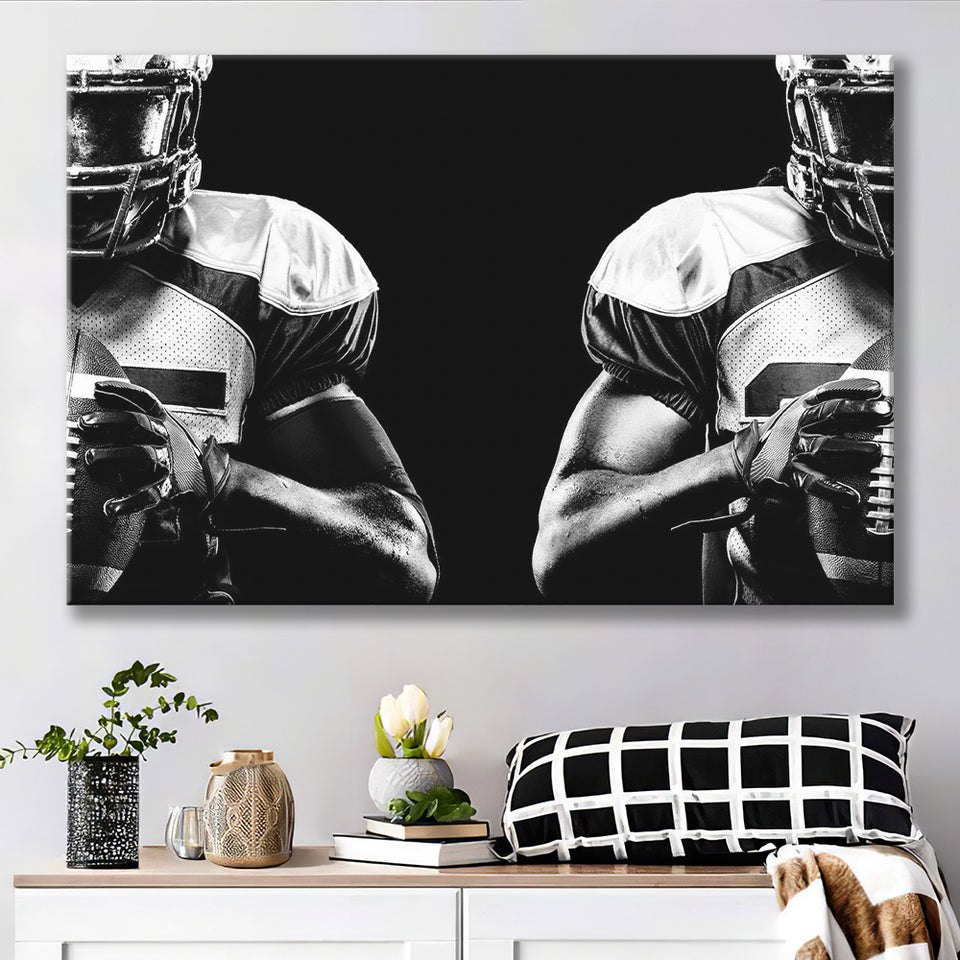 American Football Player Canvas Prints Wall Art Decor - Paiting Canvas, Art Prints, Wall Decor, For Sale