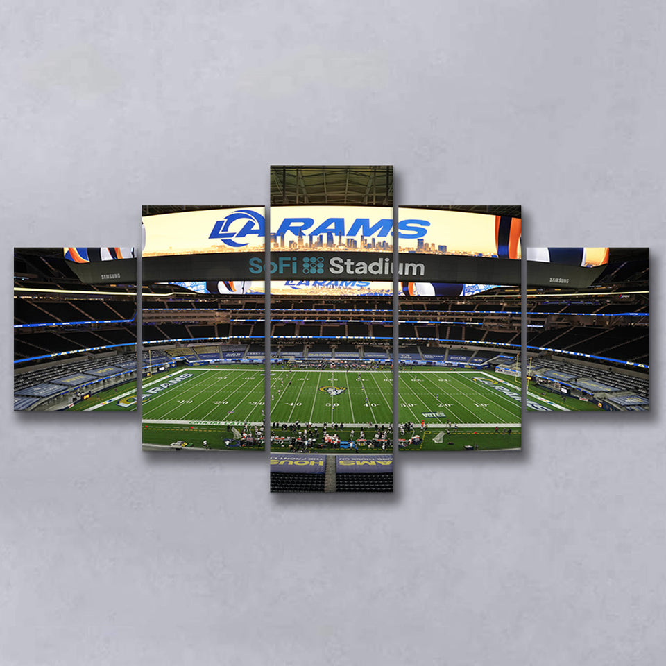 American Football, Stadium Canvas, Sport Art, Large Canvas, Multi Panels, Canvas Prints Wall Art Decor