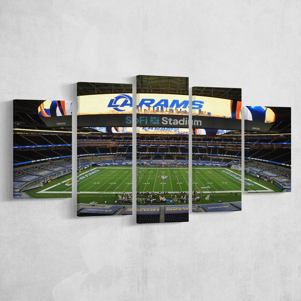 American Football, Stadium Canvas, Sport Art, Large Canvas, Multi Panels, Canvas Prints Wall Art Decor