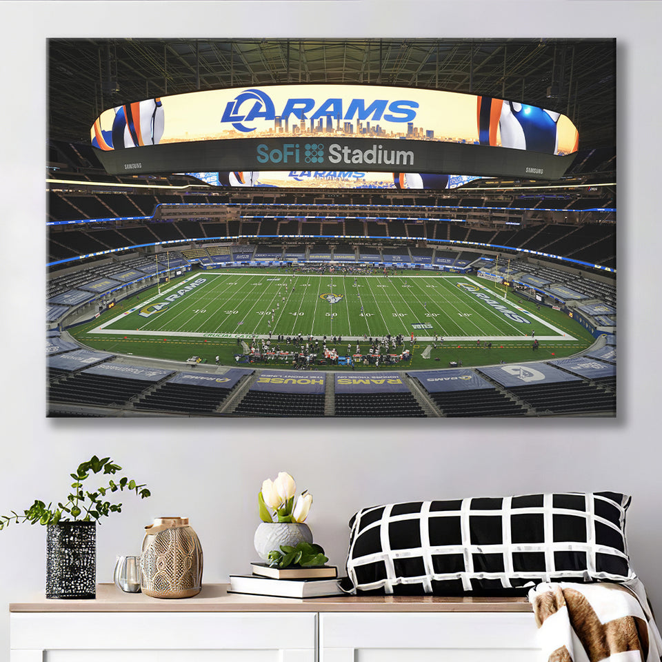 American Football, Stadium Canvas, Sport Art, Gift for him, Fan Gift, Canvas Prints Wall Art Decor