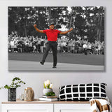 American Golfer T Woods Wins Masters Tournament Canvas Prints Wall Art - Painting Canvas, Art Prints, Wall Decor