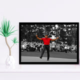American Golfer T Woods Wins Masters Tournament Framed Art Prints Wall Art Decor - Painting Prints, Framed Picture