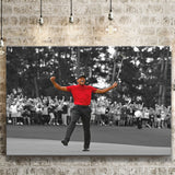 American Golfer T Woods Wins Masters Tournament Canvas Prints Wall Art - Painting Canvas, Art Prints, Wall Decor