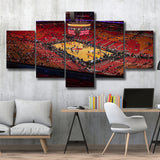 American Heat Airline, Stadium Canvas, Sport Art, Large Canvas, Multi Panels, Canvas Prints Wall Art Decor